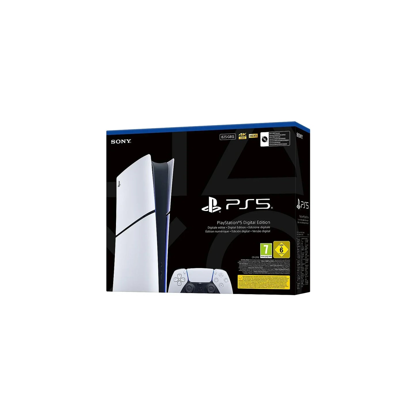 Console Sony PlayStation 5 Digital Edition 825 Go